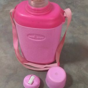 Pink Coloured Water Bottle