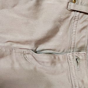 Denim Jeans ,Khaki Colour, Size 28