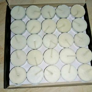 Wax Tealight Candles - Pack of 50, DIYA 🪔