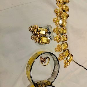 Golden Theme Jewellery Combo 😍
