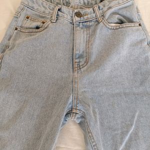 Ice Blue Straight Jeans