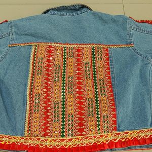 Ethnic Denim Jacket