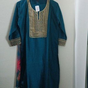 PARTY WEAR KURTI WITH PANT AND DUPPTTA