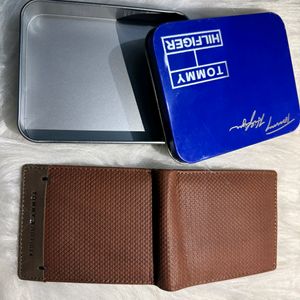 Tommy Hilfiger Brown Leather Men's Wallet