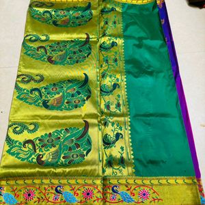 Paithani Saree With Blouse Piece