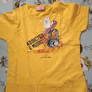 New Yellow Girl Tshirt