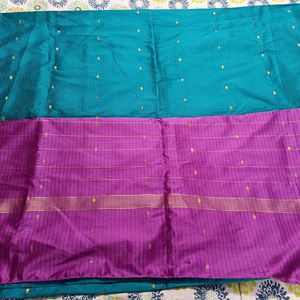 New Teal Green Soft Silk Saree