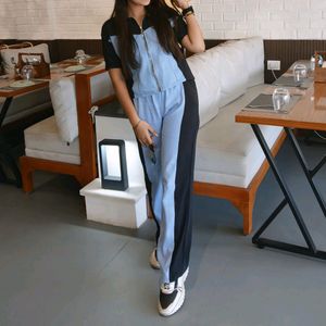 Trendy Denim Co Ord Set