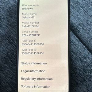 Samsung galaxy m31 Phone