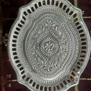 Golden and Silver antique fancy tray