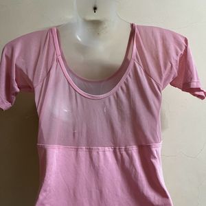 Korean Padded Baby Pink Play Suit