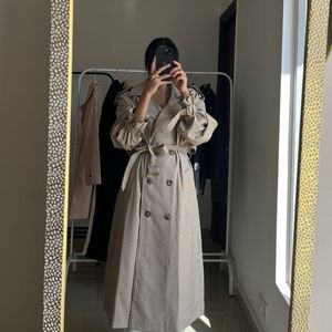 🖤🤎 COMBO of Beige & Black Trench Coat