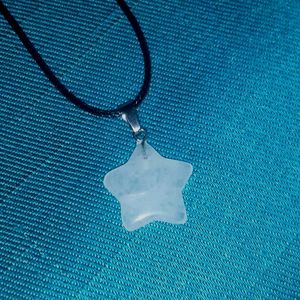 Real Stone Star ICE design Necklace