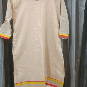 Chanderi Embroidery Kurta