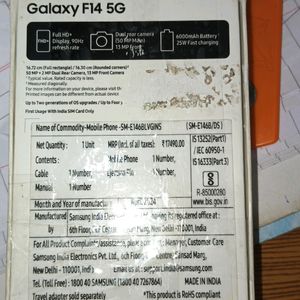 Galaxy F14 5G