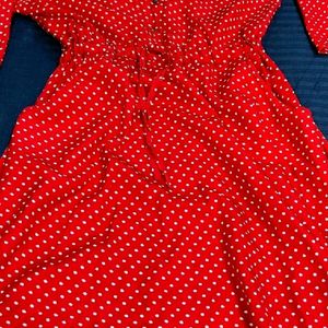 Red Polka Dots Dress