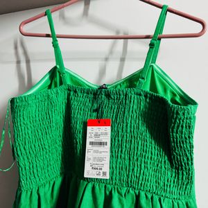 Zudio Green Midi Dress