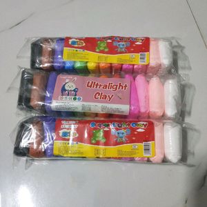 12Pcs -Kid's Clay Make Toys With Tools