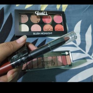 🎆 Sale🎆 Glam21 Eyeshade Pallet, Blush And Lipstick