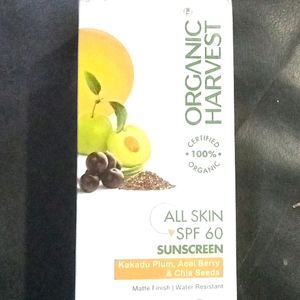 Organic Harvest Spf 60 Sunscreen