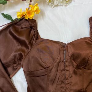 Brown Corset Dress🤎