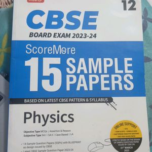 Class 12 Physics CBSE Board Exam 2023-24