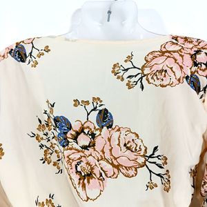 Cream Floral Top (Women)