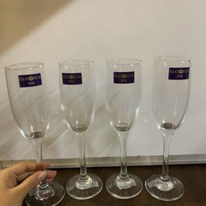 Long Wine 🍷🥂glass Set Of 4