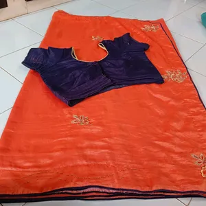 Designated Saree With Stitched Blouse