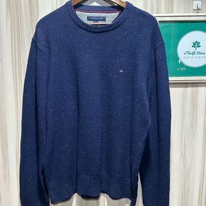 Tommy Hilfiger Blue Lambswool sweater