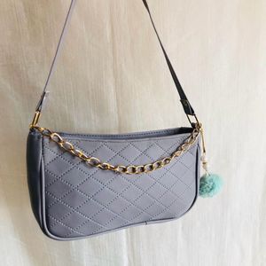 Grey Shoulder Bag