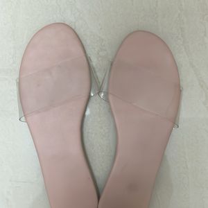 Rs 50/- Transparent Slipper Wore Just Twice