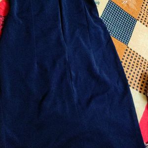 BLUE SLIT CUT DRESS #casual #diwali #partywea