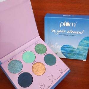 Plum Eyeshadow Palette (Water) + Freebie