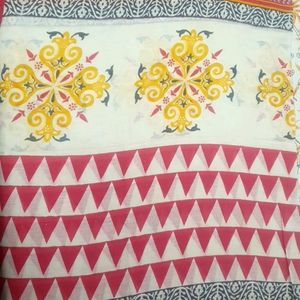 Pure Cotton Chanderi G Feet Big Dupatta