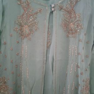 Long Hand Work Kurta With Saperate Inner