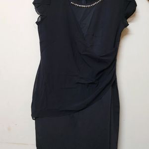 PRICE DROP! Little Black Dress With Designer Neck