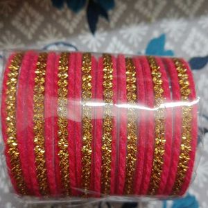 Walvet Light Pink Bangles