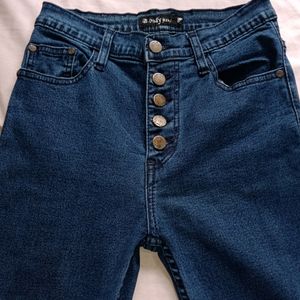 High Waist Denim Pant