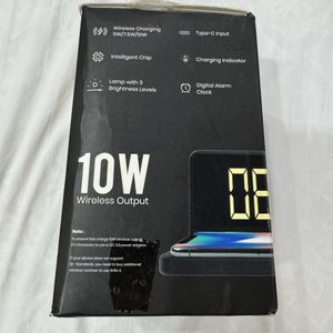 Wireless Charger With Alarm Clock