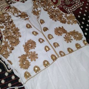 Kurta And Pant Set White Colour