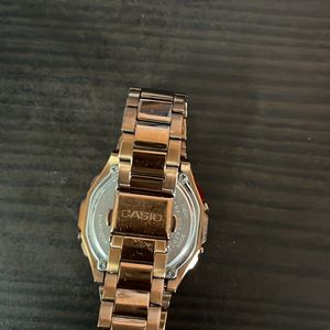 Unisex Gold Casio Watch