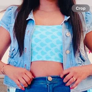 Crop Denim Jacket