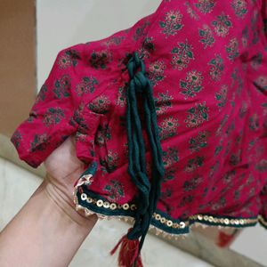 Red Tunic Top