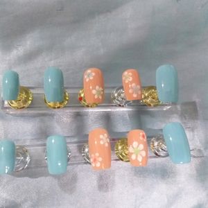 Press On Nails (Blue Denims)