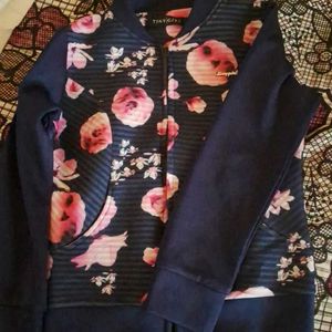 Beautify Blue/pink Floral Jacket