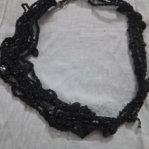 Black Multi Layer Necklace