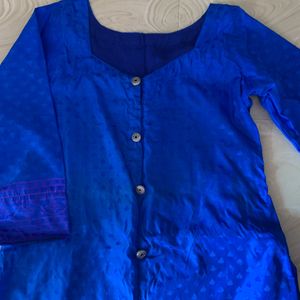 Soft silk Blue Kurta