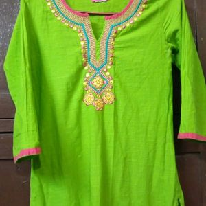 Green Kurta