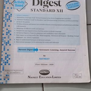 12th Navneet English Digest